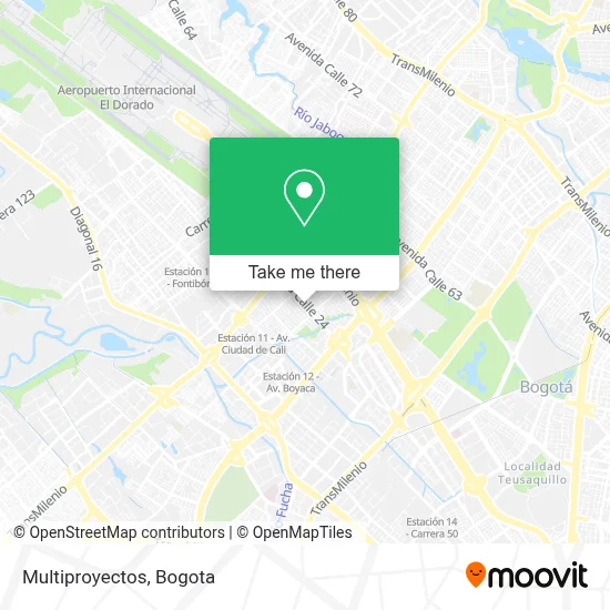 Multiproyectos map