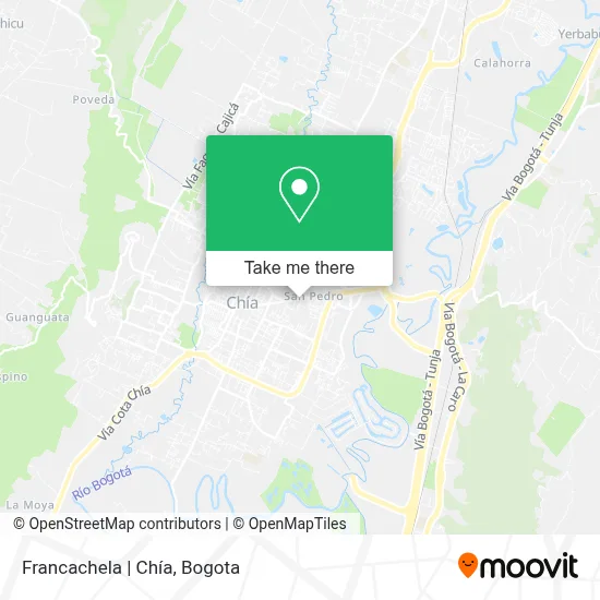 Francachela | Chía map