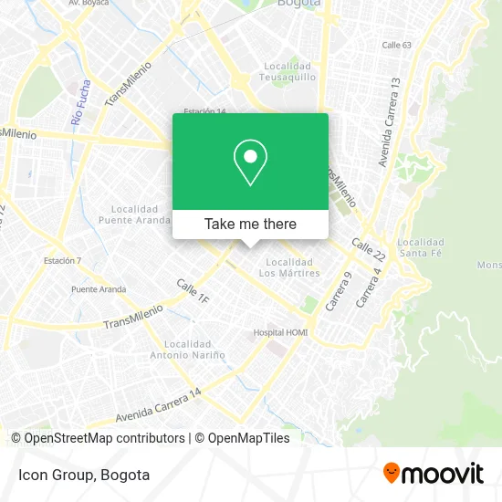 Icon Group map