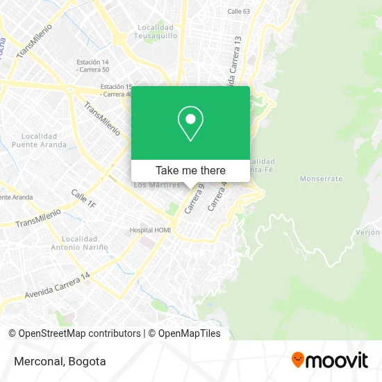 Merconal map