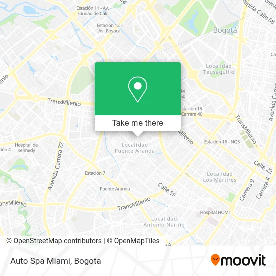 Auto Spa Miami map