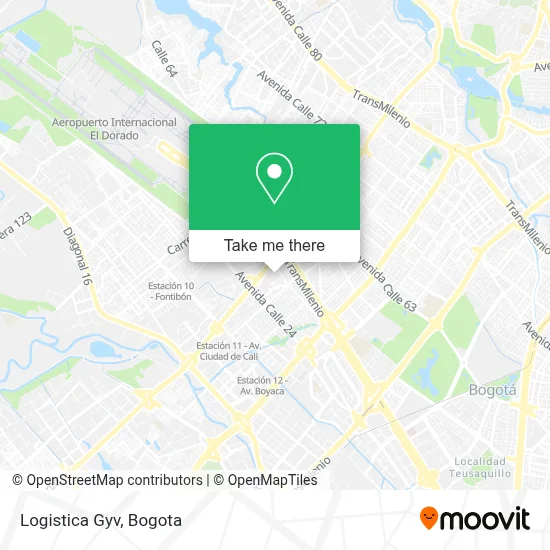 Logistica Gyv map