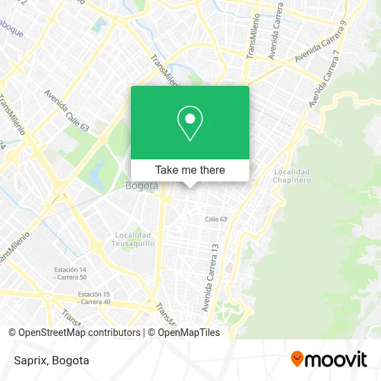 Saprix map
