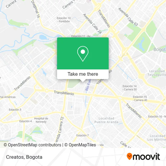 Creatos map