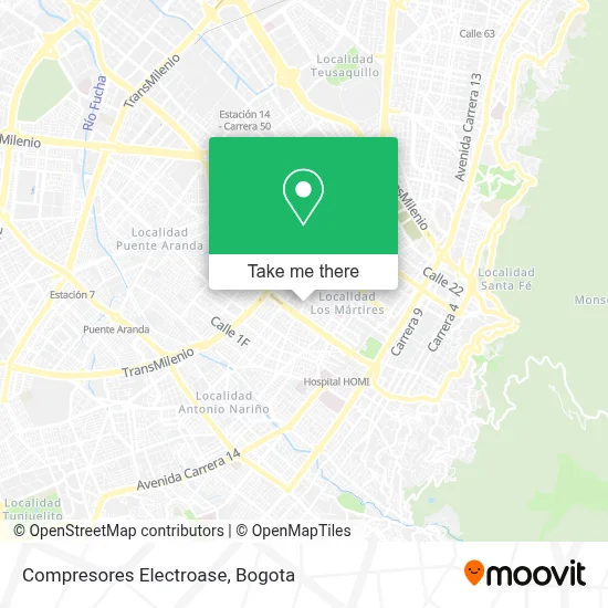 Compresores Electroase map