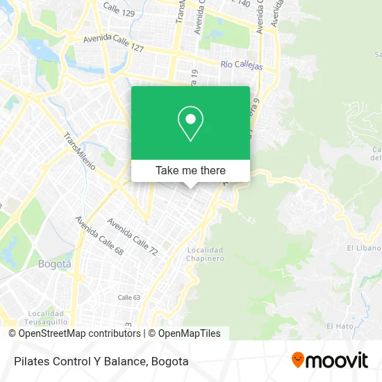 Pilates Control Y Balance map