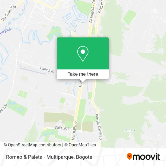 Romeo & Paleta - Multiparque map