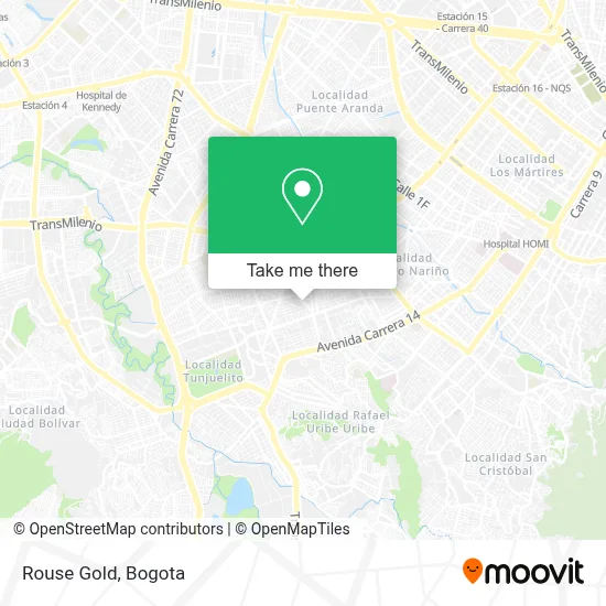 Rouse Gold map