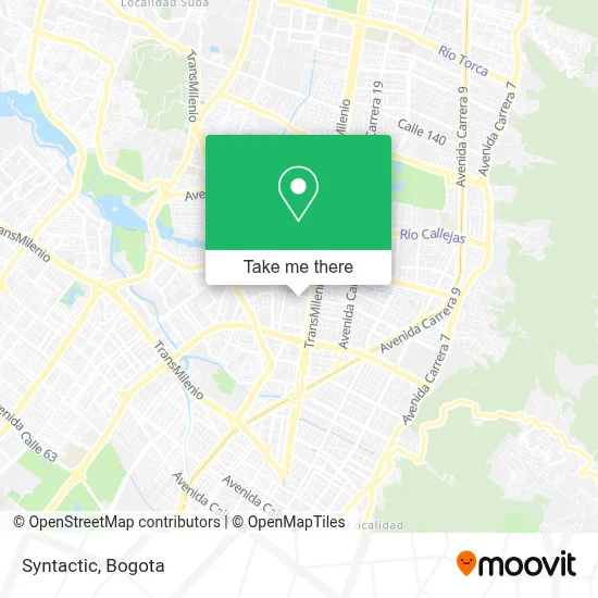 Syntactic map