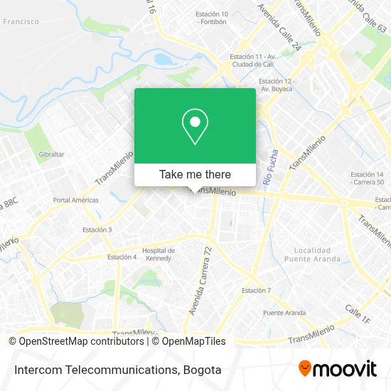 Intercom Telecommunications map