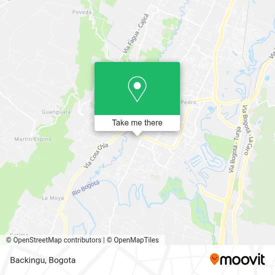 Backingu map