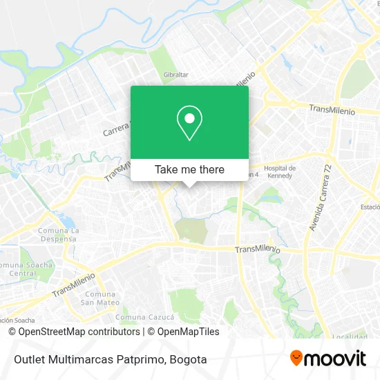 Outlet Multimarcas Patprimo map
