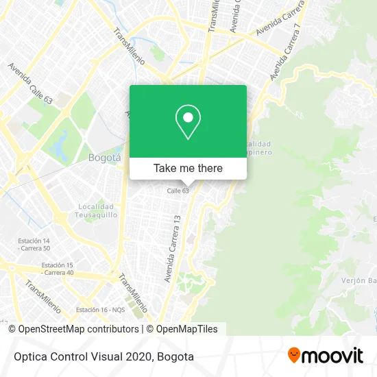 Optica Control Visual 2020 map