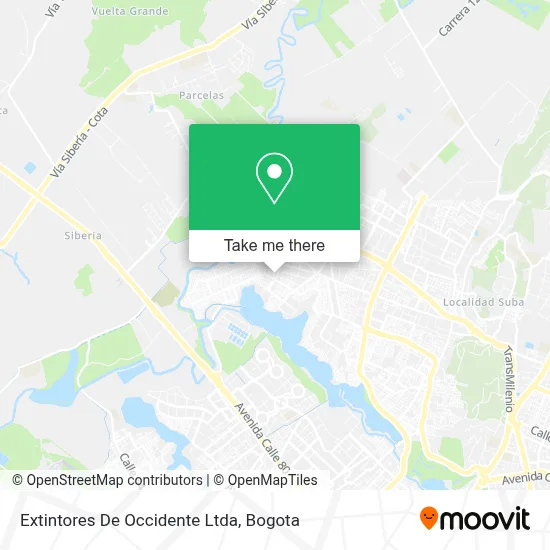 Extintores De Occidente Ltda map
