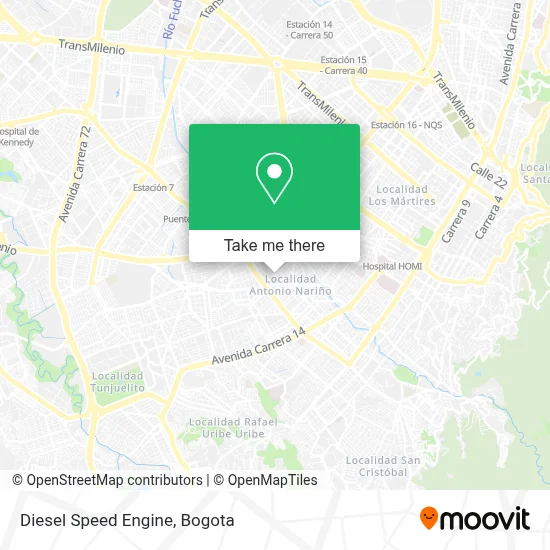 Diesel Speed Engine map