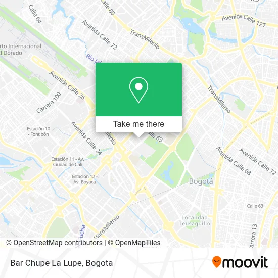 Bar Chupe La Lupe map