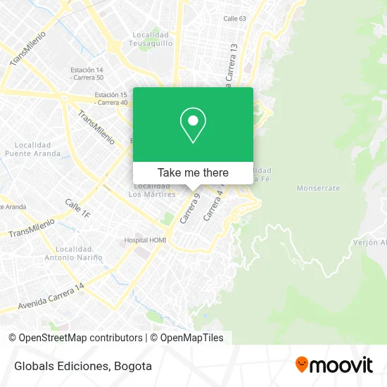 Globals Ediciones map