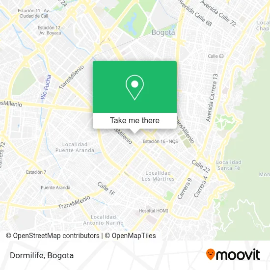 Dormilife map