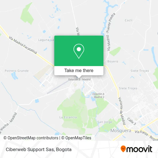 Ciberweb Support Sas map