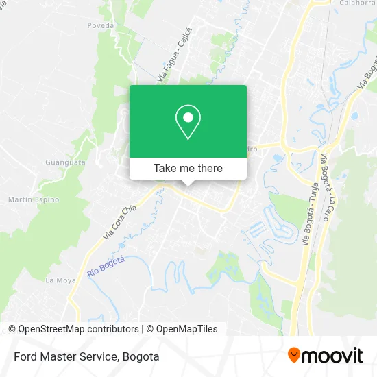 Ford Master Service map