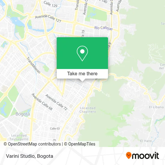 Varini Studio map