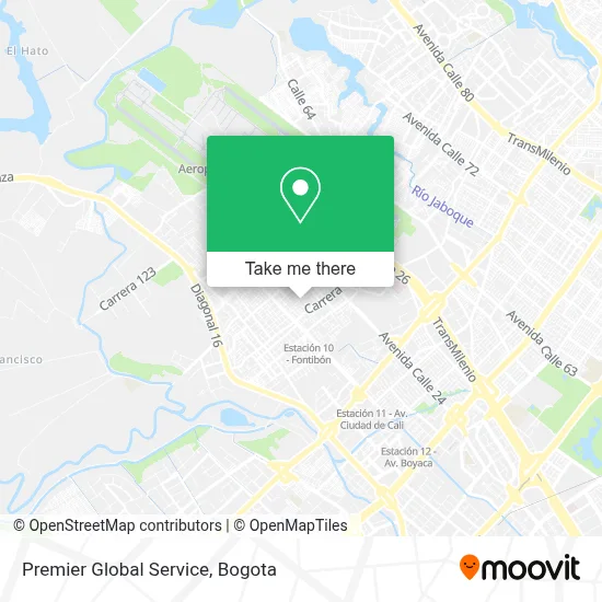 Premier Global Service map