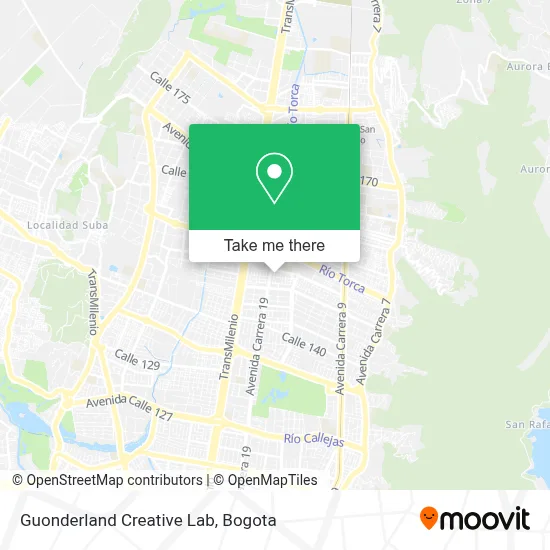 Guonderland Creative Lab map