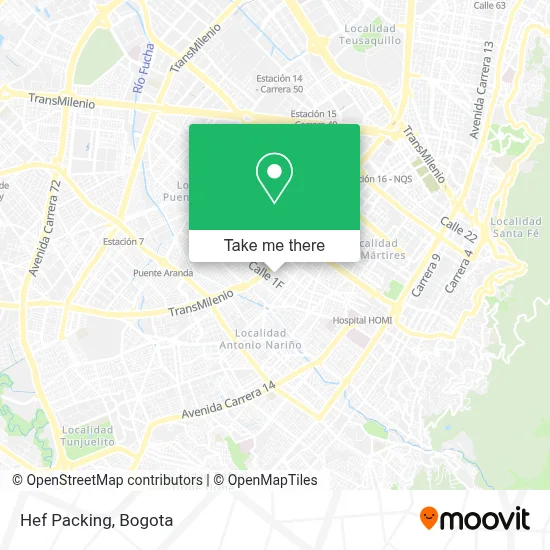Hef Packing map