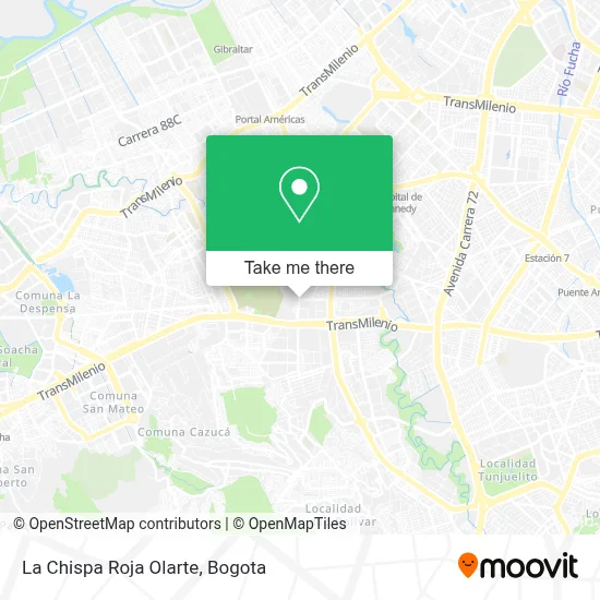 La Chispa Roja Olarte map