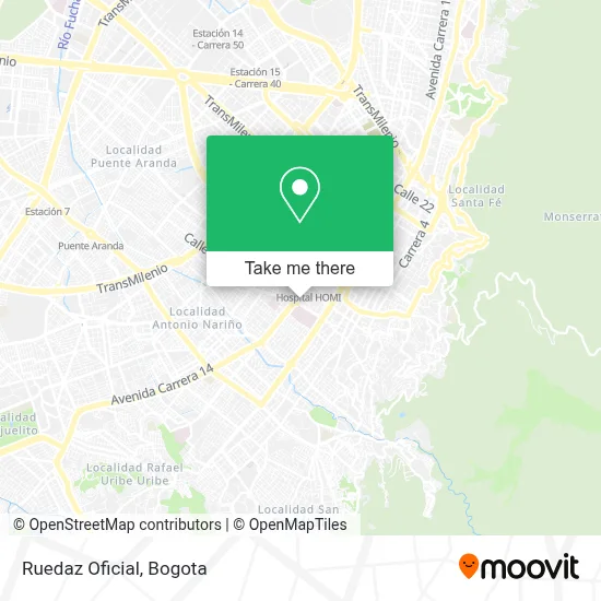 Ruedaz Oficial map
