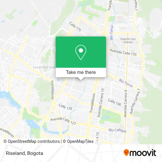 Riseland map