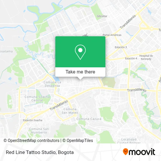 Red Line Tattoo Studio map