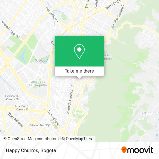 Happy Churros map