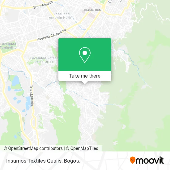 Insumos Textiles Qualis map
