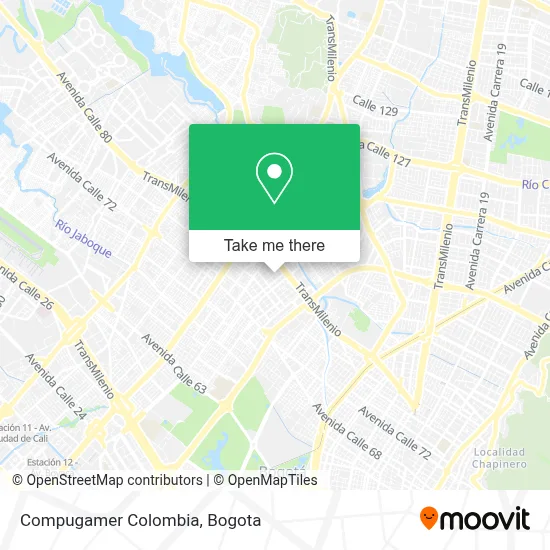 Compugamer Colombia map