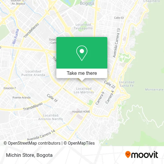 Michin Store map