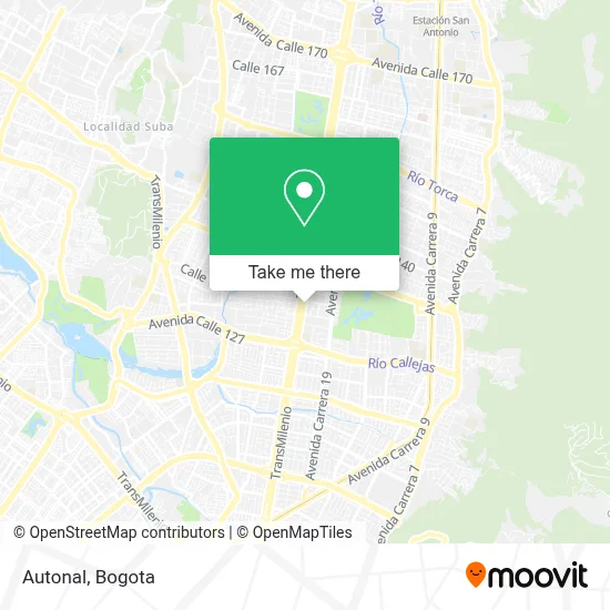 Autonal map