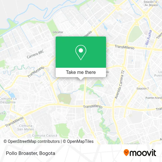 Pollo Broaster map