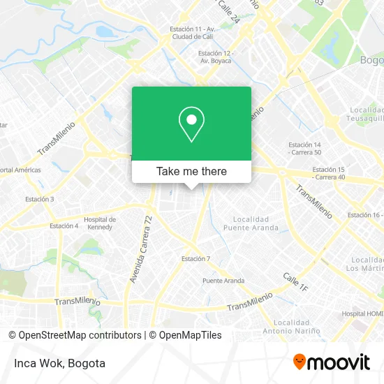 Inca Wok map