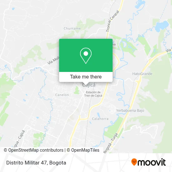 Distrito Militar 47 map