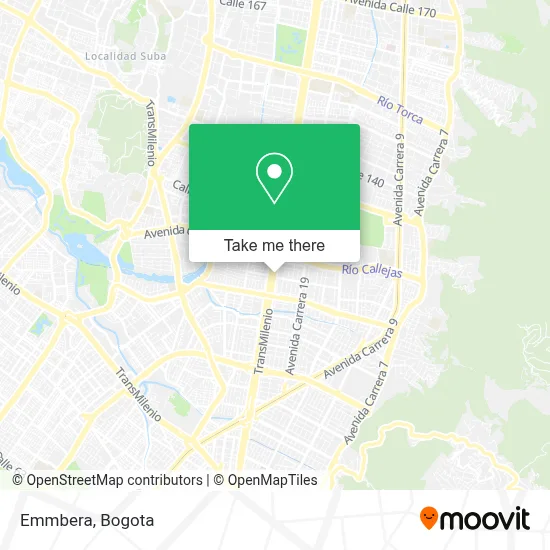 Emmbera map