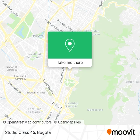 Studio Class 46 map