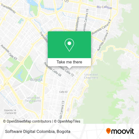 Software Digital Colombia map