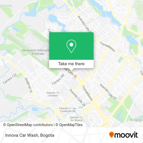 Innova Car Wash map