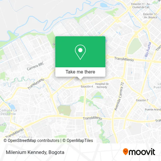 Milenium Kennedy map