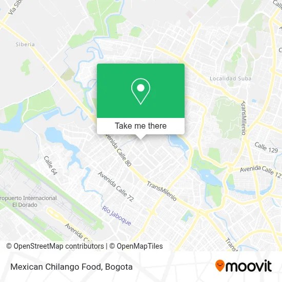 Mexican Chilango Food map