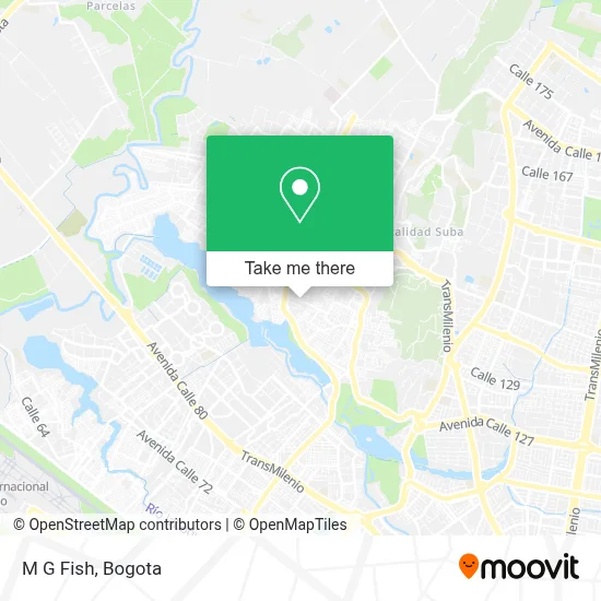 M G Fish map