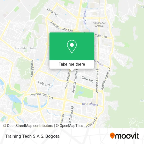 Training Tech S.A.S map