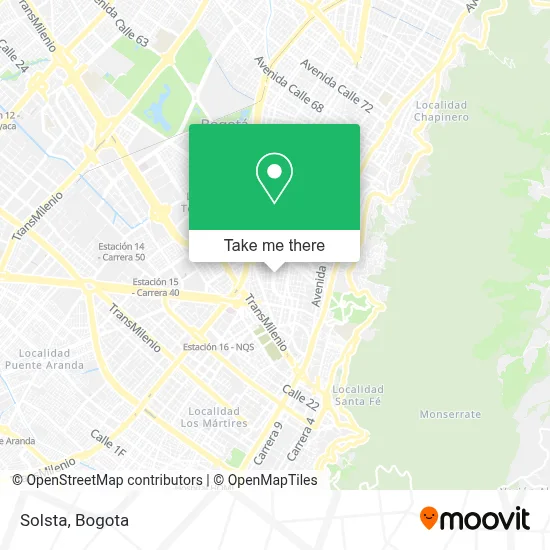 Solsta map