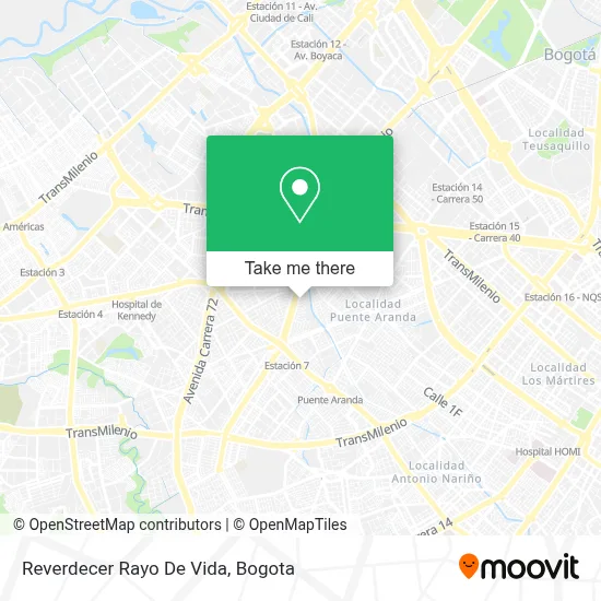 Reverdecer Rayo De Vida map